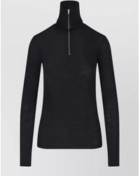 Jil Sander - Knitwear High Neck Long Sleeves Top - Lyst