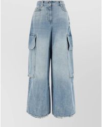 Palm Angels - Denim Flared-Leg Jeans - Lyst