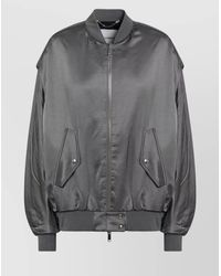 Halfboy - Bomber Jacket With Zip And Flap Pockets - Lyst