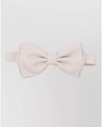 Lardini - Ceremony Bow Tie Silk Viscose Texture - Lyst