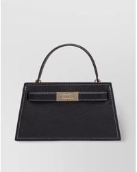 Tory Burch - Lee Radziwill Mini Leather Crossbody Bag - Lyst