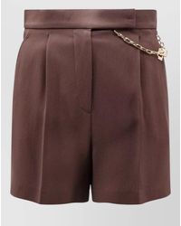Elisabetta Franchi - High-Rise Tailored Shorts - Lyst