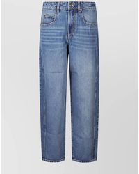 Isabel Marant - Five-Pocket Denim Trousers Featuring Belt Loops - Lyst