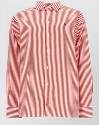 Polo Ralph Lauren - Striped Long Sleeve Tailored Shirt Regular Fit - Lyst