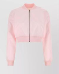 Givenchy - Cropped Cotton Bomber Jacket - Lyst