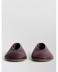Bottega Veneta - Braided Leather Loafers Almond Toe Trim - Lyst