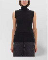 Sportmax - Wool Slim-Fit Sleeveless Top - Lyst