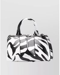The Attico - Friday Mini Zebra Leather Handbag - Lyst