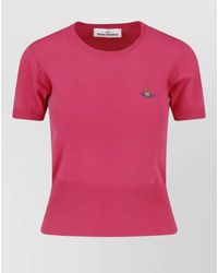 Vivienne Westwood - Knitwear Top Short Sleeves Crew Neck - Lyst