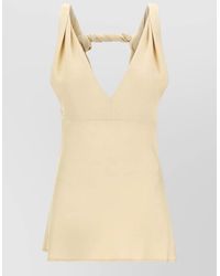 ARMARIUM - Livia Top Draped Back Twisted Strap - Lyst