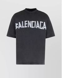 Balenciaga - Basic Crew Neck Short Sleeve T-Shirt - Lyst
