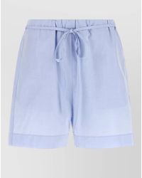 Loulou de Saison - Cotton Knee-Length Shorts - Lyst