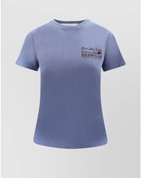 Golden Goose - Cotton Logo Print Short Sleeve T-Shirt - Lyst