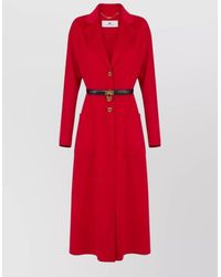 Elisabetta Franchi - Belted Coats - Lyst