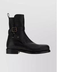 Burberry - Leather Ankle Boots - Lyst