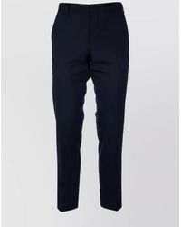 Prada - Trousers Back Pockets Belt Loops Front Crease - Lyst