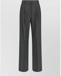 ANDAMANE - Nathalie High Waist Tailored Wide Leg Pants - Lyst