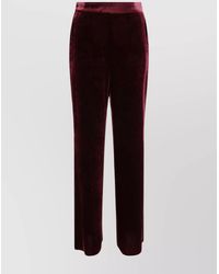Etro - Velvet Wide-Leg Trousers - Lyst
