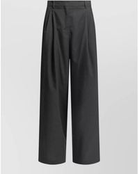 Max Mara - Virgin Wool Tailored Trousers - Lyst