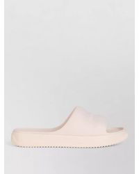 Moncler - Platform Logo Slides Open Toe Rubber Sole - Lyst