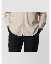 Lardini - Lyocell Linen Oversized Shirt - Lyst