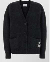 Isabel Marant - Alpaca-Blend Oversized V-Neck Cardigan - Lyst