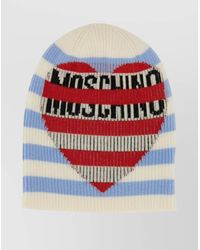 Moschino - Striped Heart Hat - Lyst