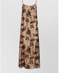 Uma Wang - Anaya Midi Dress Pomegranate Floral Print - Lyst