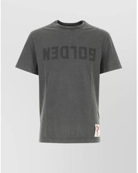 Golden Goose - Cotton Logo-Print Distressed Short-Sleeve T-Shirt - Lyst