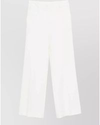 P.A.R.O.S.H. - Pants Wide Leg Belt Loops Pockets - Lyst