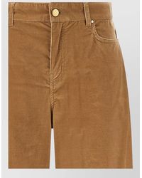 Max Mara - Corduroy Wide-Leg Straight-Leg Trousers - Lyst