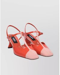 CAREL PARIS - Pointed Toe Sling Back Sandals - Lyst