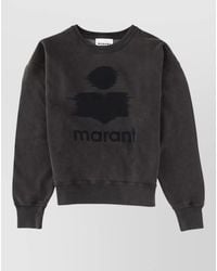 Isabel Marant - Logo-Print Crew-Neck Sweatshirt - Lyst