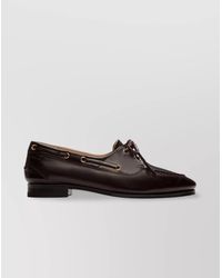 Bally - Buffalo Leather Pathy Moccasin Loafers - Lyst