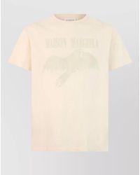 Maison Margiela - Cotton Printed T-Shirt - Lyst