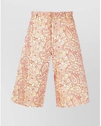 Bluemarble - Embroidered Knee-Length Tailored Shorts - Lyst