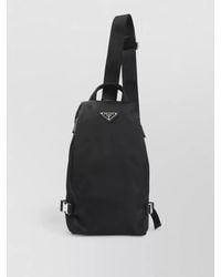 Prada - Triangle Recycled Polyamide One-Shoulder Backpack - Lyst