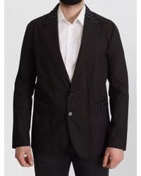 Dolce & Gabbana - Cotton Single Breasted Blazer Jacket - Lyst