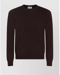 Malo - Long Sleeve Crew Neck Knit Sweater - Lyst