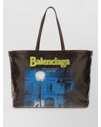 Balenciaga - Shopping Large Canvas Printed Tote Bag - Lyst
