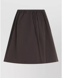 Miu Miu - Cotton A-Line Skirt - Lyst