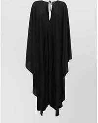 Tom Ford - Silk V-Neck Long-Sleeve Kaftan - Lyst