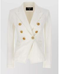 Balmain - Denim Regular-Fit Blazer - Lyst