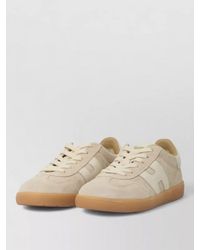 Hogan - Suede Lace Up Sneakers Rubber Sole - Lyst