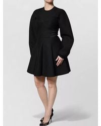 Dolce & Gabbana - Long-Sleeve A-Line Mini Dress - Lyst