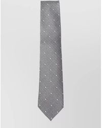 Tom Ford - Silk Polka-Dot Herringbone Tie - Lyst