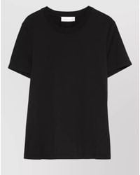 Roberto Collina - Cotton Crew Neck Short Sleeve Top - Lyst