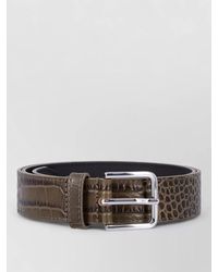 Frankie Shop - Toni Croc Patent Calf Leather Belt - Lyst
