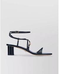 Dior - Block Heel Open Toe Sandals - Lyst