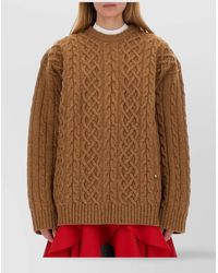 Moschino - Oversized Virgin Wool Jumper - Lyst